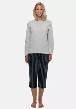 Пижамный комплект SET Schiesser, серый