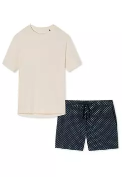 Пижамный комплект SET Schiesser, темно-синий