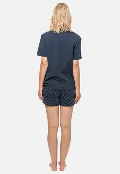 Пижамный комплект SET Schiesser, темно-синий