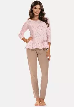 Пижамный комплект SET Vivisence, бежевый