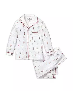 Пижамный комплект «Щелкунчик» унисекс — для малышей, маленьких детей, больших детей Petite Plume, белый