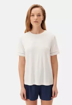 Пижамный комплект SHORT SLEEVE CREW NECK REGULAR SET DAGI, кремовый