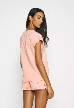 Пижамный комплект Shorty Lovely Vivance Dreams By Lascana LASCANA, коралл