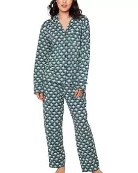 Пижамный комплект «Сонет лебедей» Petite Plume, цвет Blue