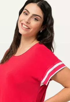 Пижамный комплект STRIPED SHORTY SET Ulla Popken, красный