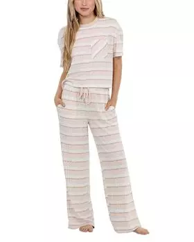 Пижамный комплект "Take It Easy" (футболка и брюки) Honeydew, коричневый