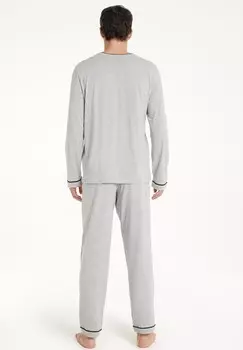 Пижамный комплект Tezenis, светло-серый