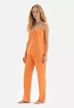 Пижамный комплект THE SECOND VOYAGE BUTTON DETAIL SET . . DAGI, оранжевый