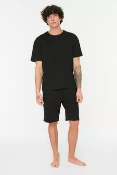 Пижамный комплект TRENDYOL MAN, черный