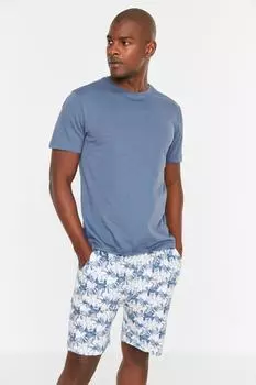 Пижамный комплект TRENDYOL MAN, синий