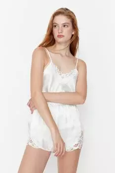 Пижамный комплект TRENDYOLMLLA, экру