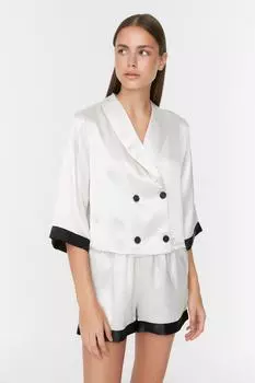 Пижамный комплект TRENDYOLMLLA, экру