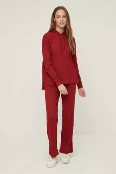 Пижамный комплект TRENDYOLMLLA, бордовый