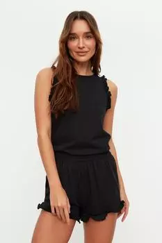 Пижамный комплект TRENDYOLMLLA, черный