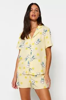 Пижамный комплект TRENDYOLMLLA, желтый