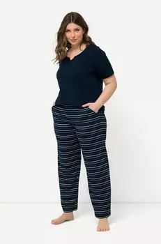 Пижамный комплект TWO-PIECE SET Ulla Popken, темно-синий