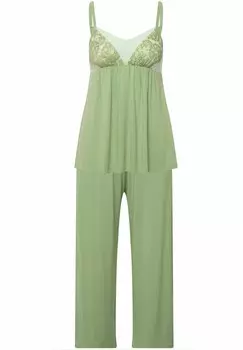 Пижамный комплект Ulla Popken, оливковый