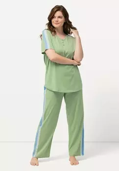 Пижамный комплект Ulla Popken, светло-зеленый