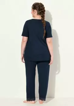 Пижамный комплект Ulla Popken, темно-синий