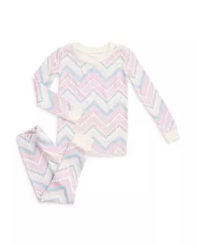 Пижамный комплект унисекс PJ Salvage Mountain Bound — Little Kid, Big Kid, слоновая кость/кремовый