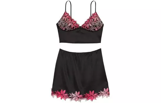 Пижамный комплект VICTORIA'S SECRET женский, черный