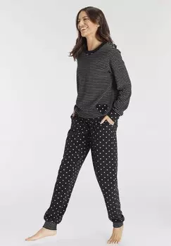 Пижамный комплект Vivance, темно-синий