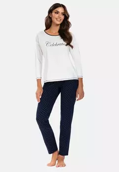 Пижамный комплект Vivisence, кремовый