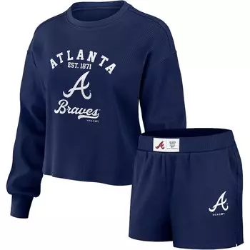 Пижамный комплект WEAR by Erin Andrews Atlanta Braves, нави