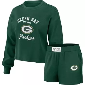 Пижамный комплект WEAR by Erin Andrews Green Bay Packers, зеленый