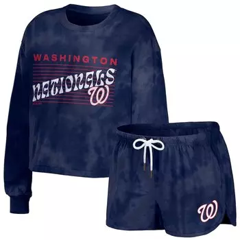 Пижамный комплект WEAR by Erin Andrews Washington Nationals, нави