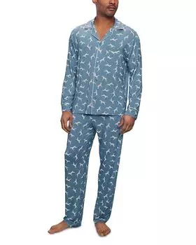 Пижамный комплект William Eberjey, синий