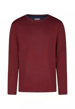 Пижамный комплект WINTER SET LONG INTERLOCK Phil & Co. Berlin, темно-красный