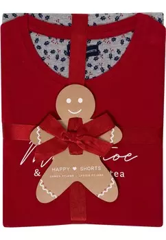 Пижамный комплект XMAS SET Happy Shorts, мультиколор