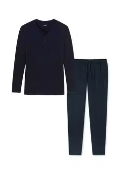 Пижамный микс SCHIESSER, темно-синий