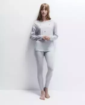 Пижамный текст Sfera, светло-серый