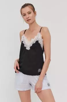 Пижамный топ 211W2123 Karl Lagerfeld, черный