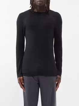 Пижамный топ 700 pureness из джерси Zimmerli, черный