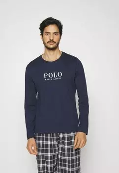 Пижамный топ CREW SLEEP Polo Ralph Lauren, круизный темно-синий