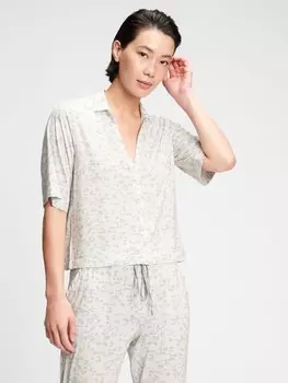 Пижамный топ из модала Gap, белый