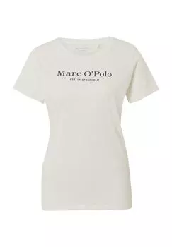 Пижамный топ из органического хлопка с логотипом для женщин Marc O'Polo, цвет White Cotton