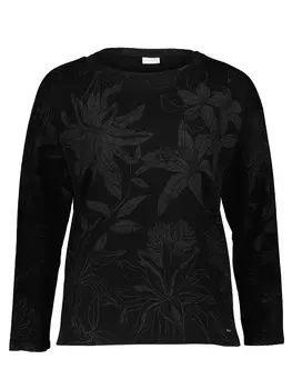 Пижамный топ LASCANA, черный