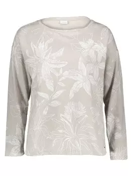 Пижамный топ LASCANA, светло-серый