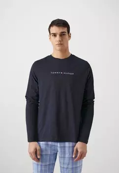Пижамный топ LS TEE Tommy Hilfiger, темно-синий