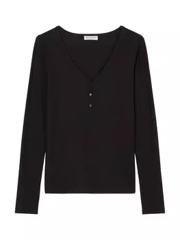 Пижамный топ Marc O'Polo Pajama Shirt Modern Move, черный