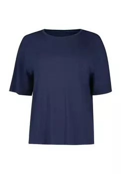 Пижамный топ Night In с круглым вырезом для женщин SKINY, цвет Cheeky Navy