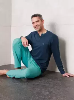 Пижамный топ "Пижамная рубашка", синий