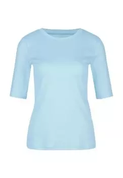 Пижамный топ, рукава до половины, тонкая резинка, для женщин CALIDA, цвет 545 Cascade Blue