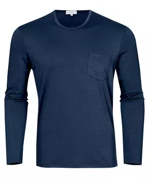 Пижамный топ с длинными рукавами «Джефферсон» Mey, синий