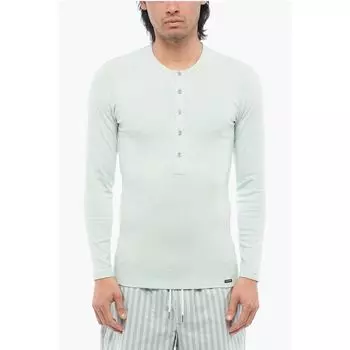 Пижамный топ с длинными рукавами и пуговицами Tom Ford, Light Blue