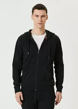 Пижамный топ с капюшоном Paul Smith, черный
